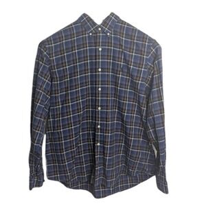 Ralph Lauren XXL Flannel Long Sleeve, Navy Plaid, Super Soft!